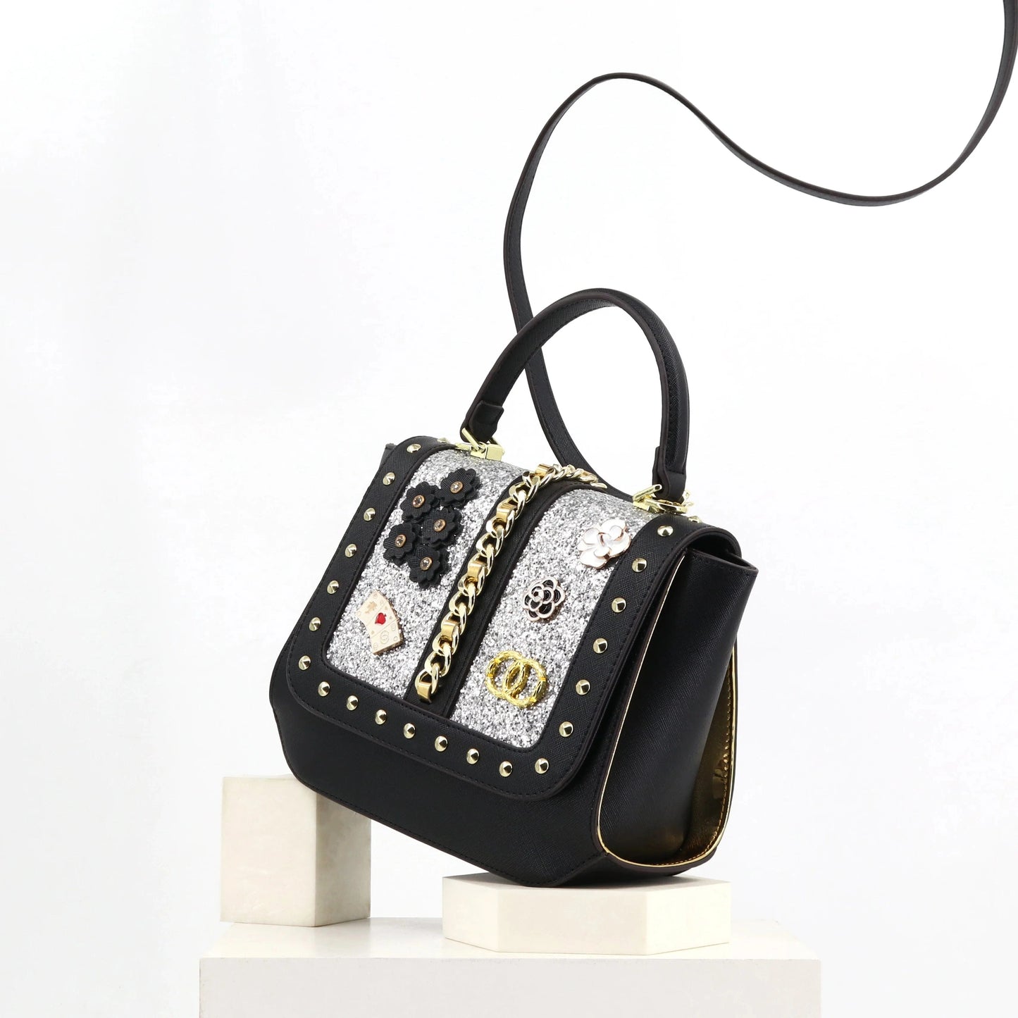 2024 Top selling Diamonds ladies bag designer handbag for women quality female bags luxury single shoulder bags factory 24cm