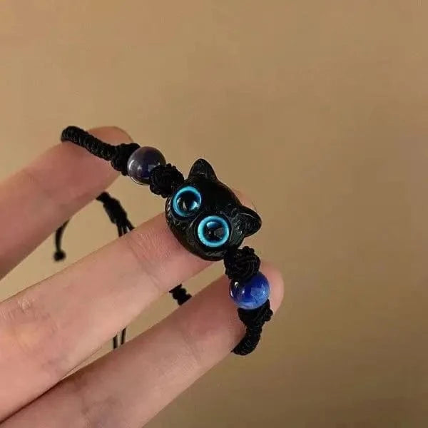 2024 Trendy Niche Instagram Design Zircon Bracelet  Personalized And Vintage Star Shaped Jewelry Woman Lucky Cat Bracelet