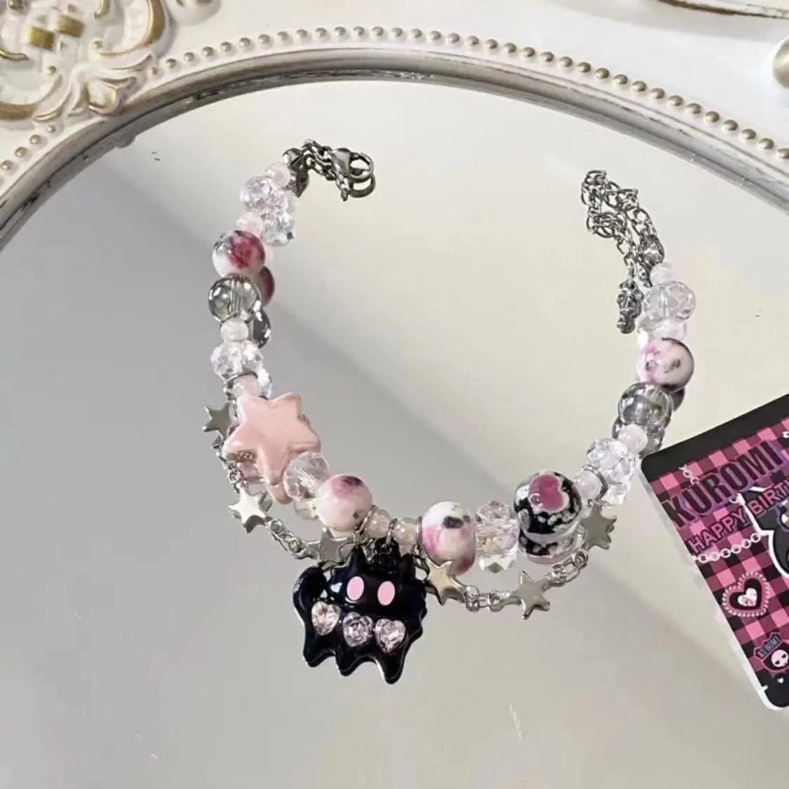 2024 Trendy Niche Instagram Design Zircon Bracelet  Personalized And Vintage Star Shaped Jewelry Woman Lucky Cat Bracelet