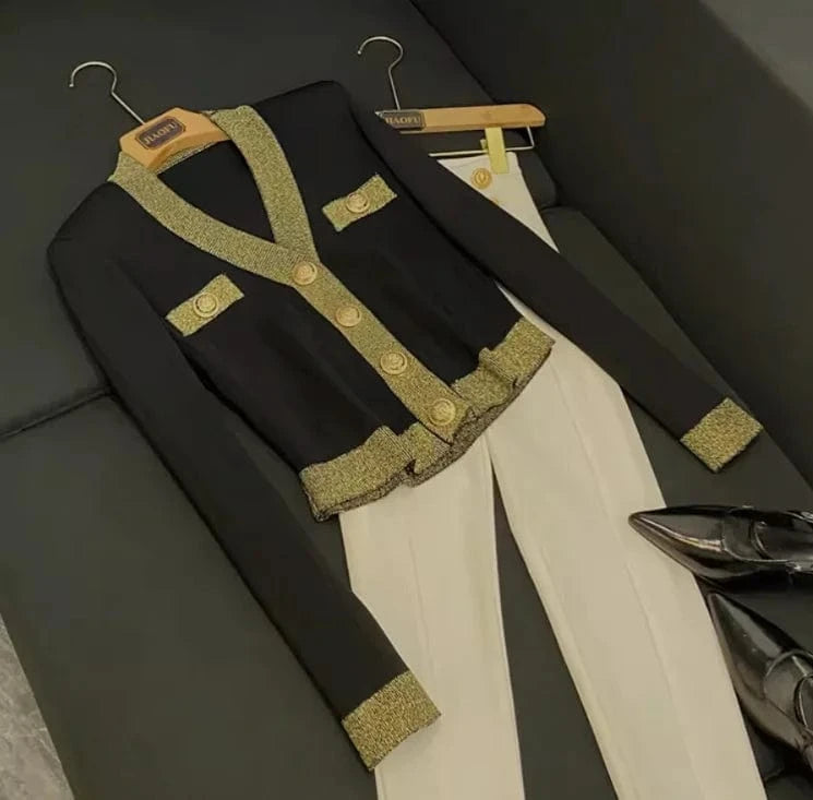 2024 Vintage New Spring Autumn Casual Women Knitting Single-breasted Long Sleeve Sweatershirts Cardigan