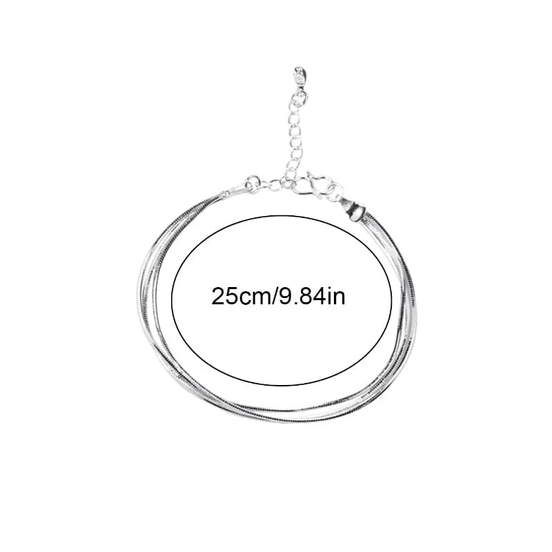 2024 Women Anklet Multi Layer Chain Fashion Jewelry Anklets Classic Clavicle Wholesale Charms For Bracelets Girl Gift