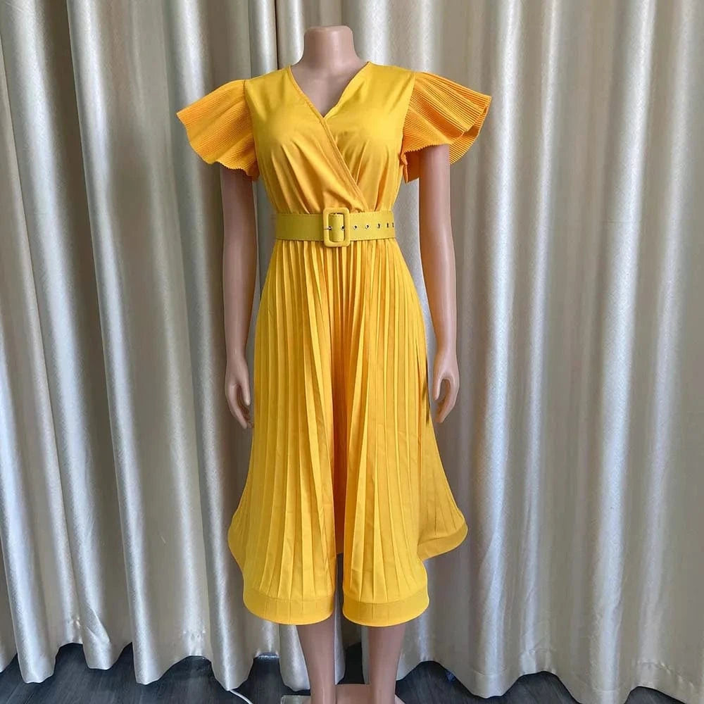 2024 Women Solid Color O-neck Loose High Quality  Plus Size Women Dress For Spring/Autumn Hot Sale Latest Design Dresses