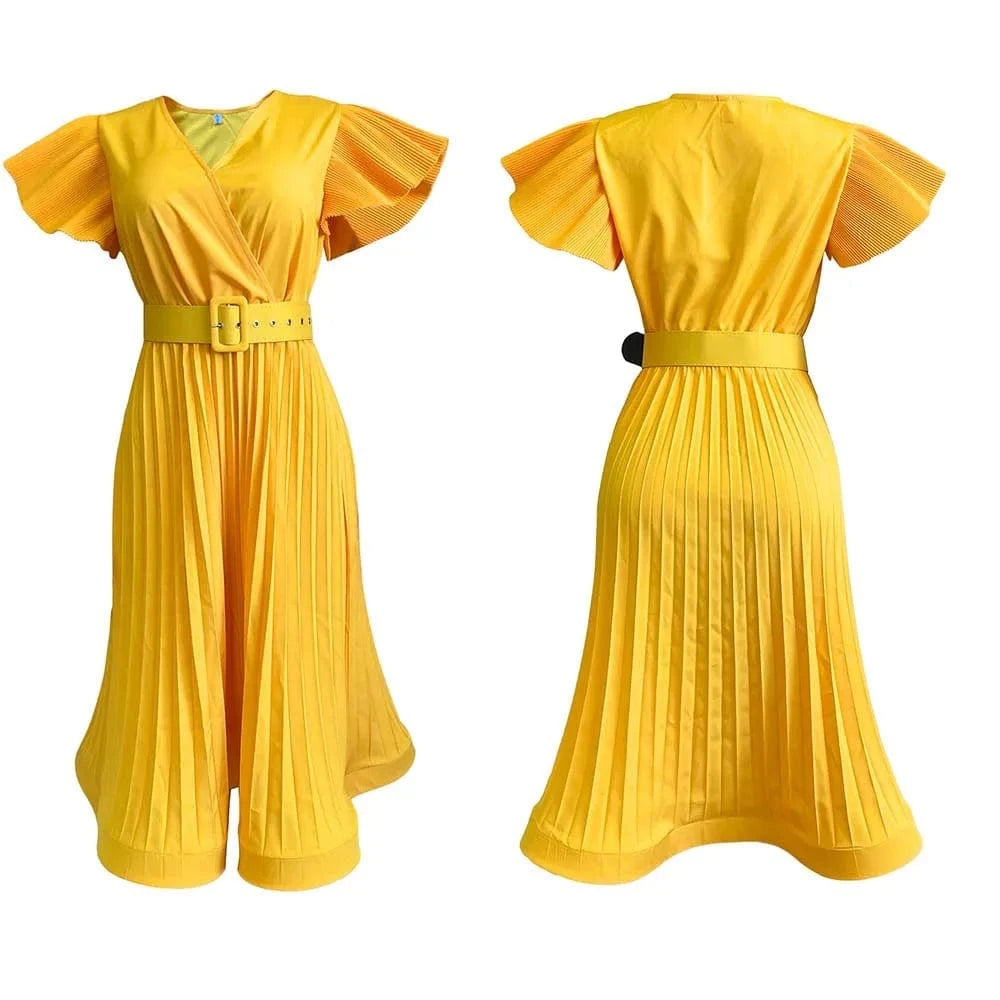 2024 Women Solid Color O-neck Loose High Quality  Plus Size Women Dress For Spring/Autumn Hot Sale Latest Design Dresses