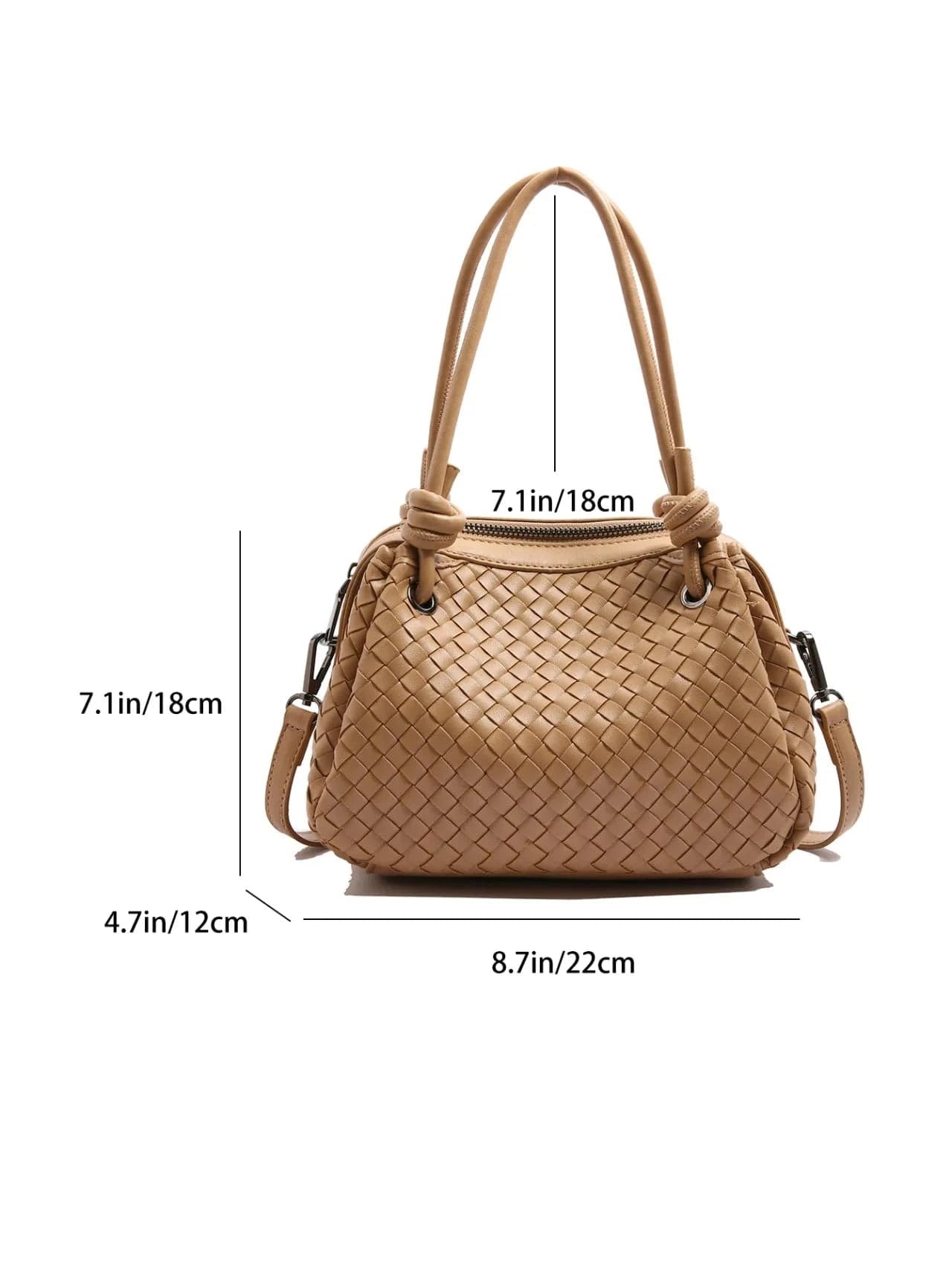 ‌2025 Handwoven Bucket Bag - Boho Chic Large Tote Purse for Women, Crossbody & Shoulder Bag with Artisanal Craft