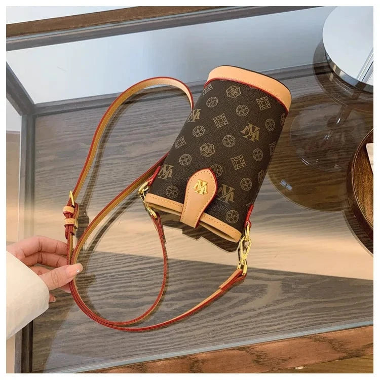 2025 Mini Monogram Phone Crossbody Bag - Stylish Shoulder Purse for Women, Fashionable Small Handbag with Chain Strap