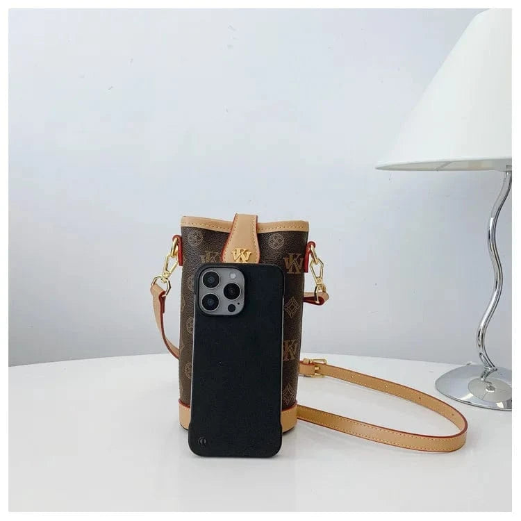 2025 Mini Monogram Phone Crossbody Bag - Stylish Shoulder Purse for Women, Fashionable Small Handbag with Chain Strap