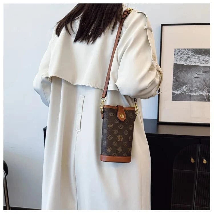 2025 Mini Monogram Phone Crossbody Bag - Stylish Shoulder Purse for Women, Fashionable Small Handbag with Chain Strap