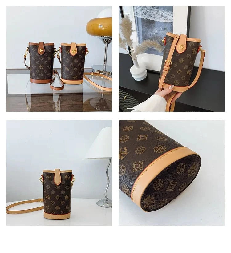 2025 Mini Monogram Phone Crossbody Bag - Stylish Shoulder Purse for Women, Fashionable Small Handbag with Chain Strap