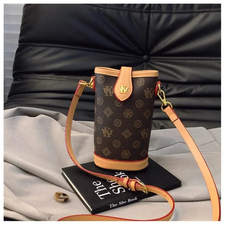 2025 Mini Monogram Phone Crossbody Bag - Stylish Shoulder Purse for Women, Fashionable Small Handbag with Chain Strap