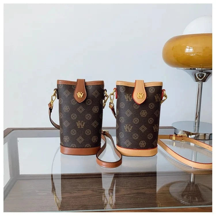 2025 Mini Monogram Phone Crossbody Bag - Stylish Shoulder Purse for Women, Fashionable Small Handbag with Chain Strap