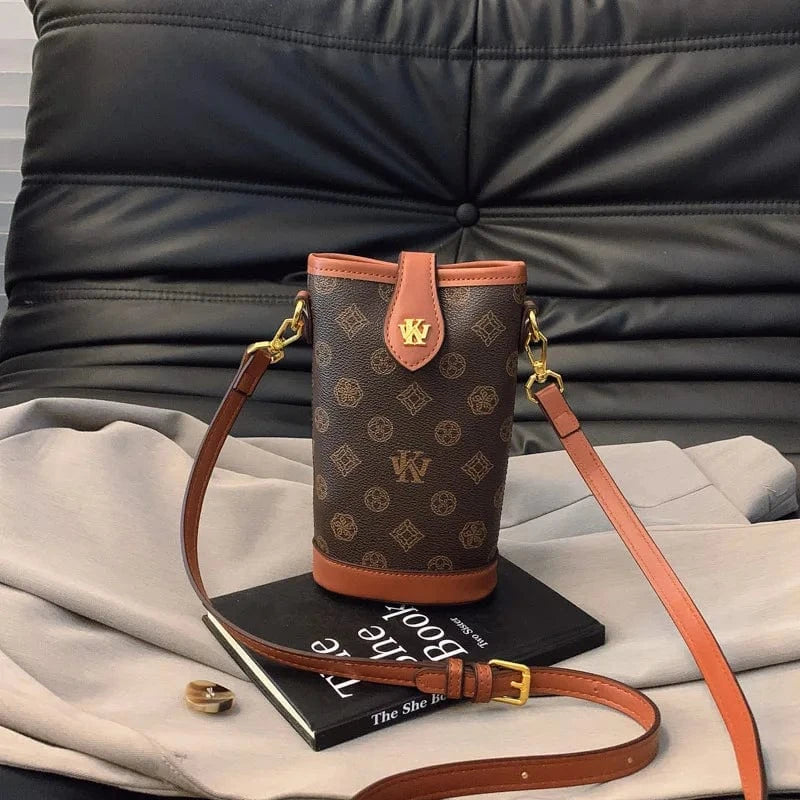 2025 Mini Monogram Phone Crossbody Bag - Stylish Shoulder Purse for Women, Fashionable Small Handbag with Chain Strap