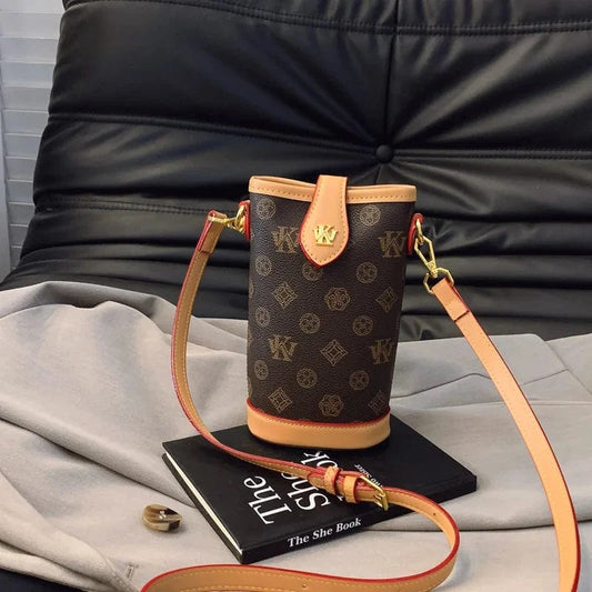 2025 Mini Monogram Phone Crossbody Bag - Stylish Shoulder Purse for Women, Fashionable Small Handbag with Chain Strap