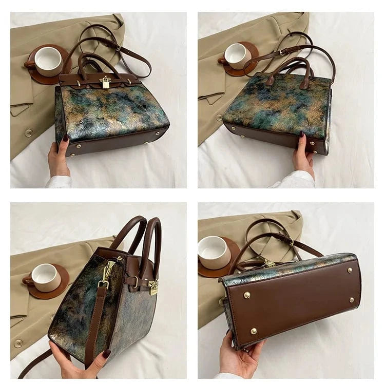 2025 Trendy Embossed PU Crossbody Bag - Women's Fashion Handbag