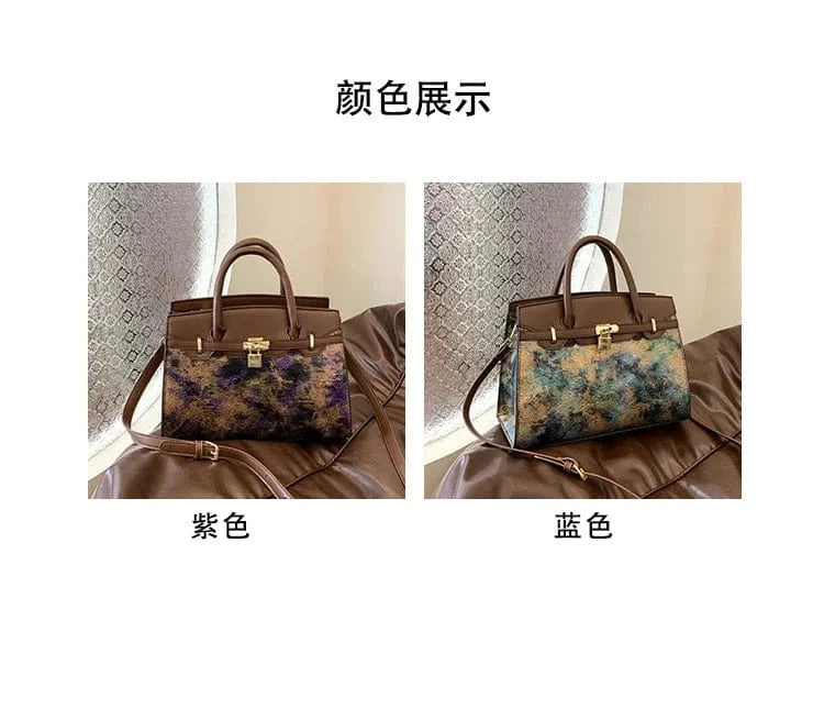 2025 Trendy Embossed PU Crossbody Bag - Women's Fashion Handbag