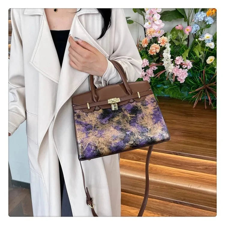 2025 Trendy Embossed PU Crossbody Bag - Women's Fashion Handbag
