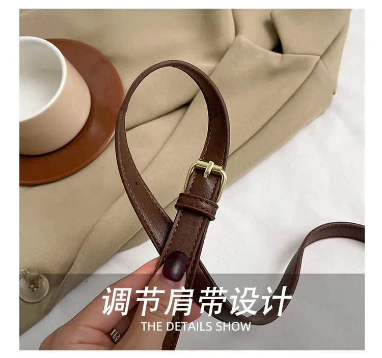 2025 Trendy Embossed PU Crossbody Bag - Women's Fashion Handbag