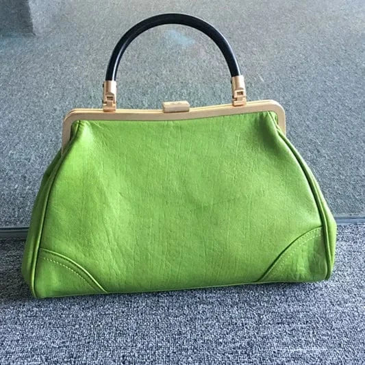 21*20cm / Green Nanobags Women Luxury Genuing Leather Bags Handbags