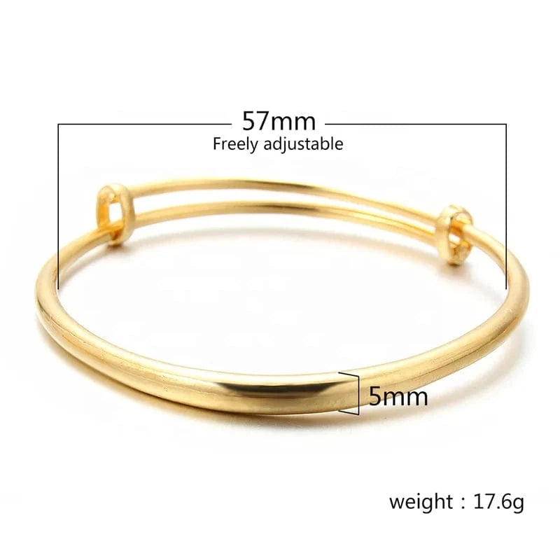 24k Gold Color Ethiopian Jewelry Bangles For Women Dubai Ramadan Adjustable Bangles&Bracelet African Weeding jewelry Gift