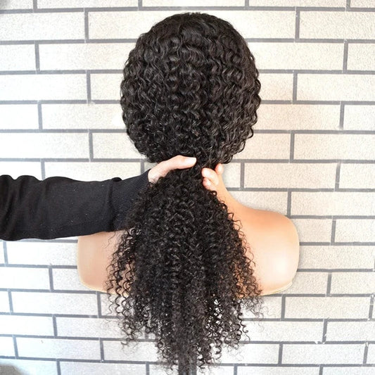 30 40 Inch Long Wigs 100% Virgin Human Hair Lacefront Wig 13x4 Swiss Lace Afro Thick Kinky Curly Hair Wigs