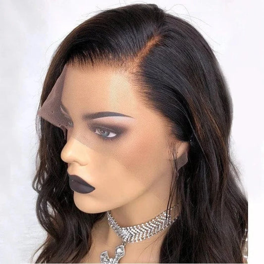 34 Inch HD Lace Wig Body Wave Brazilian Human Remy Hair Deep Part 13x6 Lace Frontal Wig Natural Hairline
