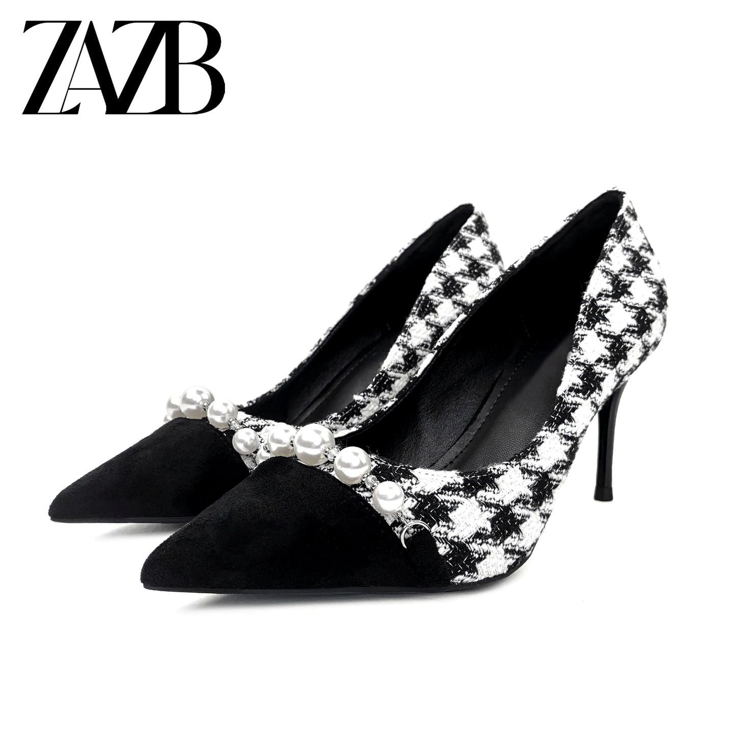 35 / Black Custom designer shoes sandals for women and ladies high heels luxury slippers femmes summer fashion Pearl stiletto Famous brands