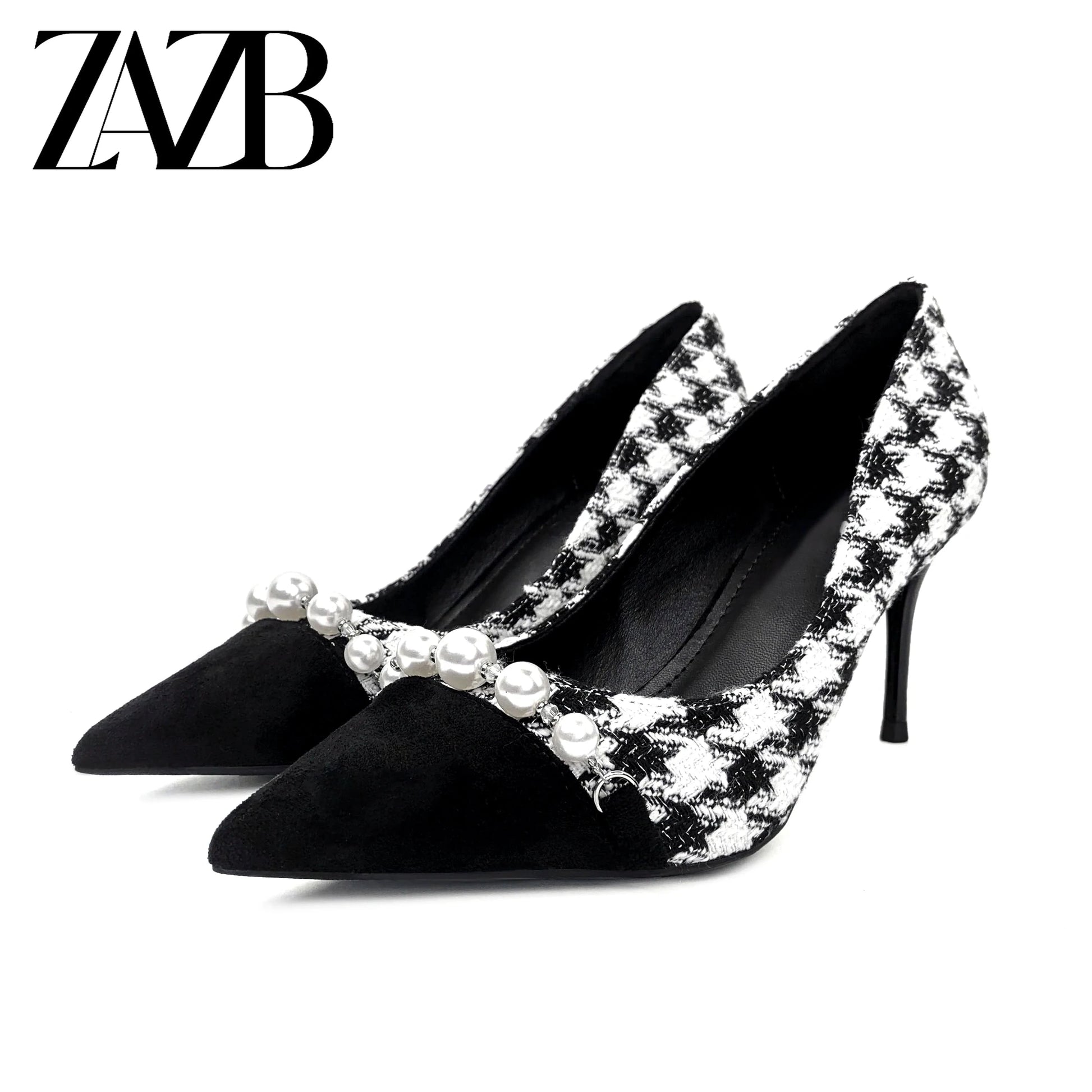 35 / Black Custom designer shoes sandals for women and ladies high heels luxury slippers femmes summer fashion Pearl stiletto Famous brands