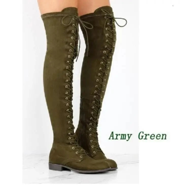 35 / green sh10321a 2023 High quality autumn girls boots size 43 winter boots for women