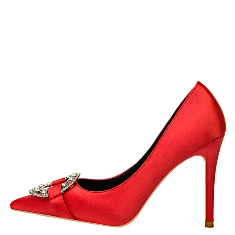 35 / Red fetish stiletto latest sexy ladies for women high heel shoes