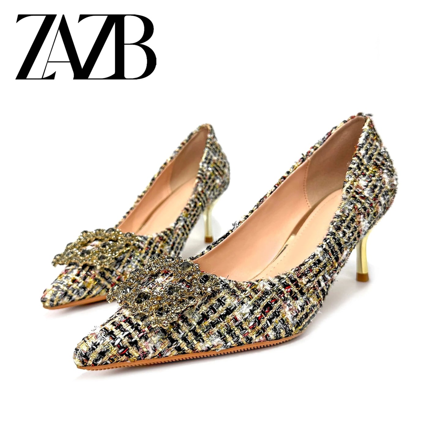 36 / Black Customized Designer Women's Fine Women's Luxury Chinese High Heels Fashion Elegant Women's Shoes