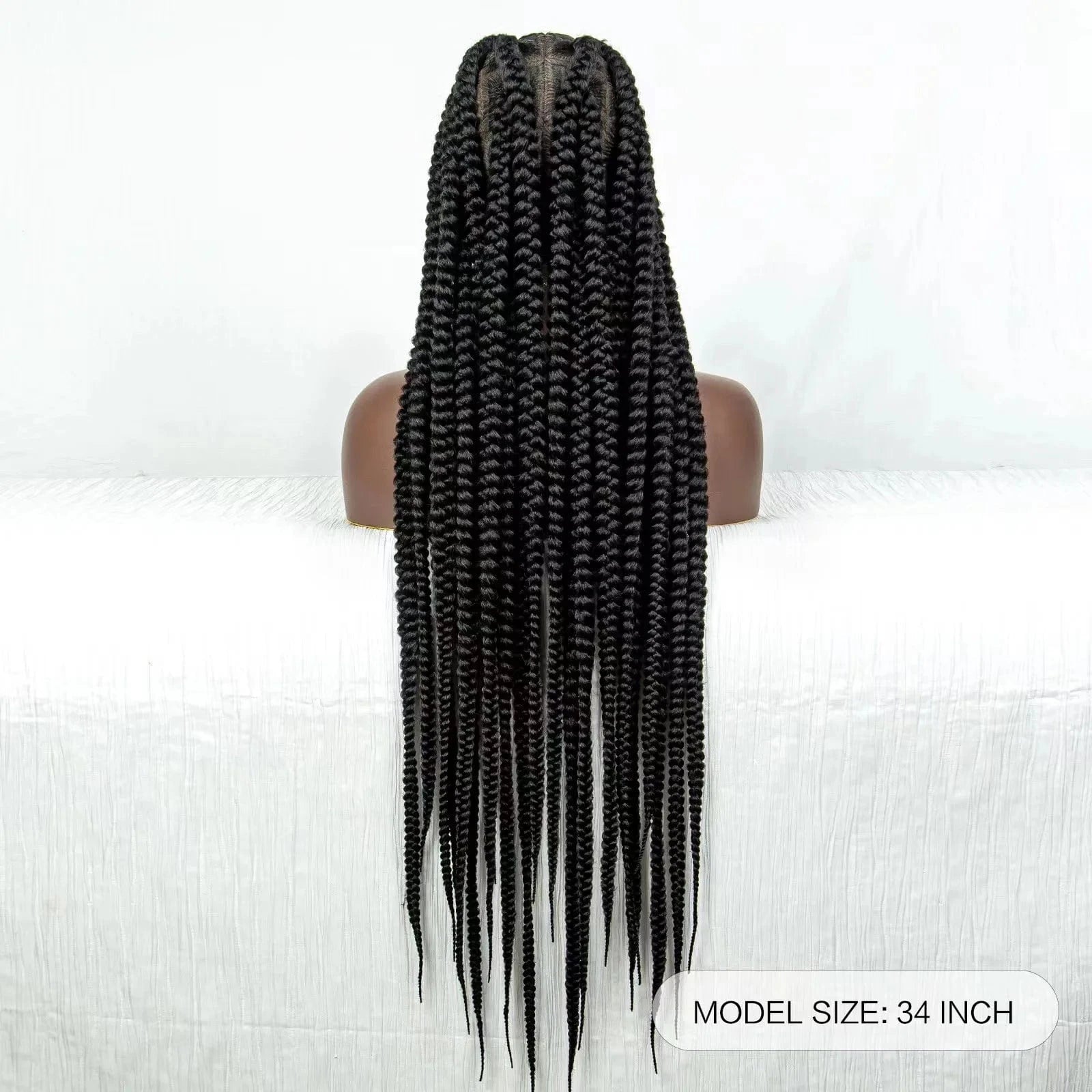 360 Full Hd Lace Frontal Wig Pre Plucked,Glueless Lace Front 360 Braided Wig,Unprocessed Human Hair Wig With Baby Hair Black Wig