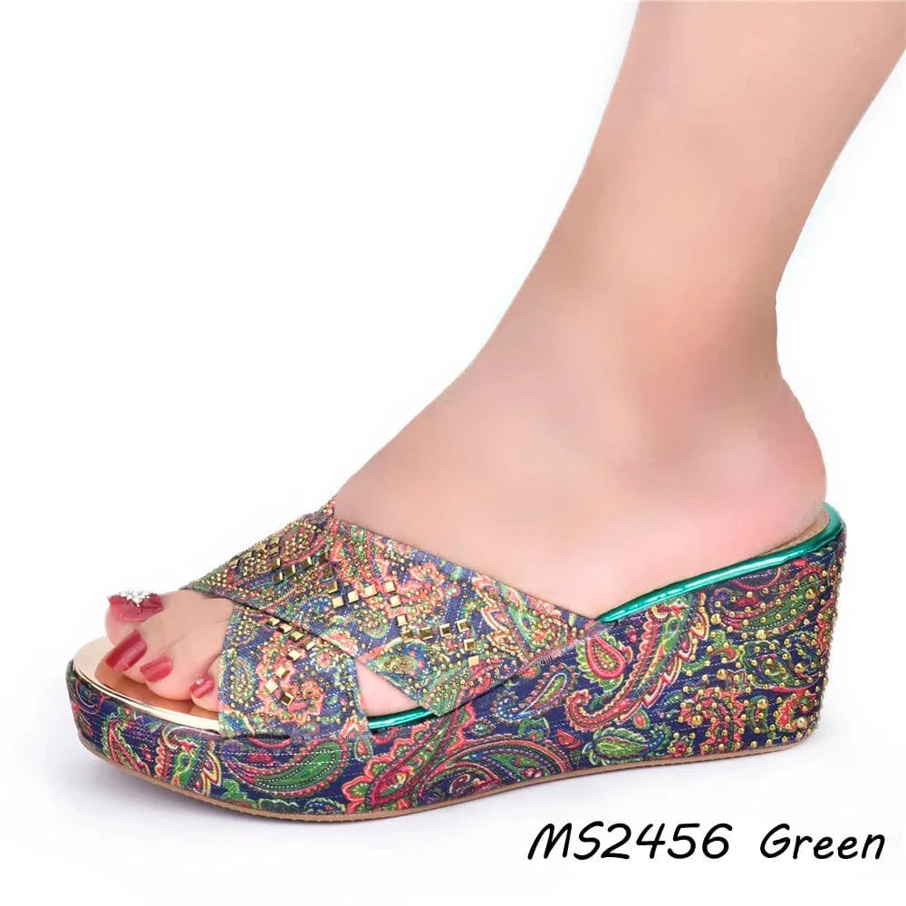 37 / 2 2024 Summer new fashion daily low-heel slippers sandals suitable for ladies' daily wear