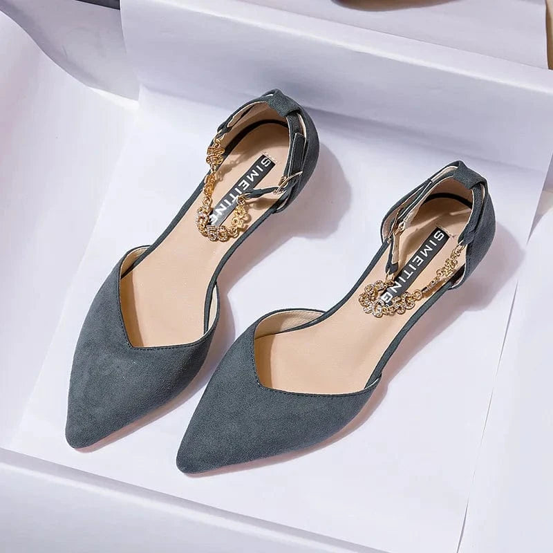 37 / Blue 3cm Large Size Women Kitten Heels Dress Shoes Ladies Casual Summer High Heeled Sandals