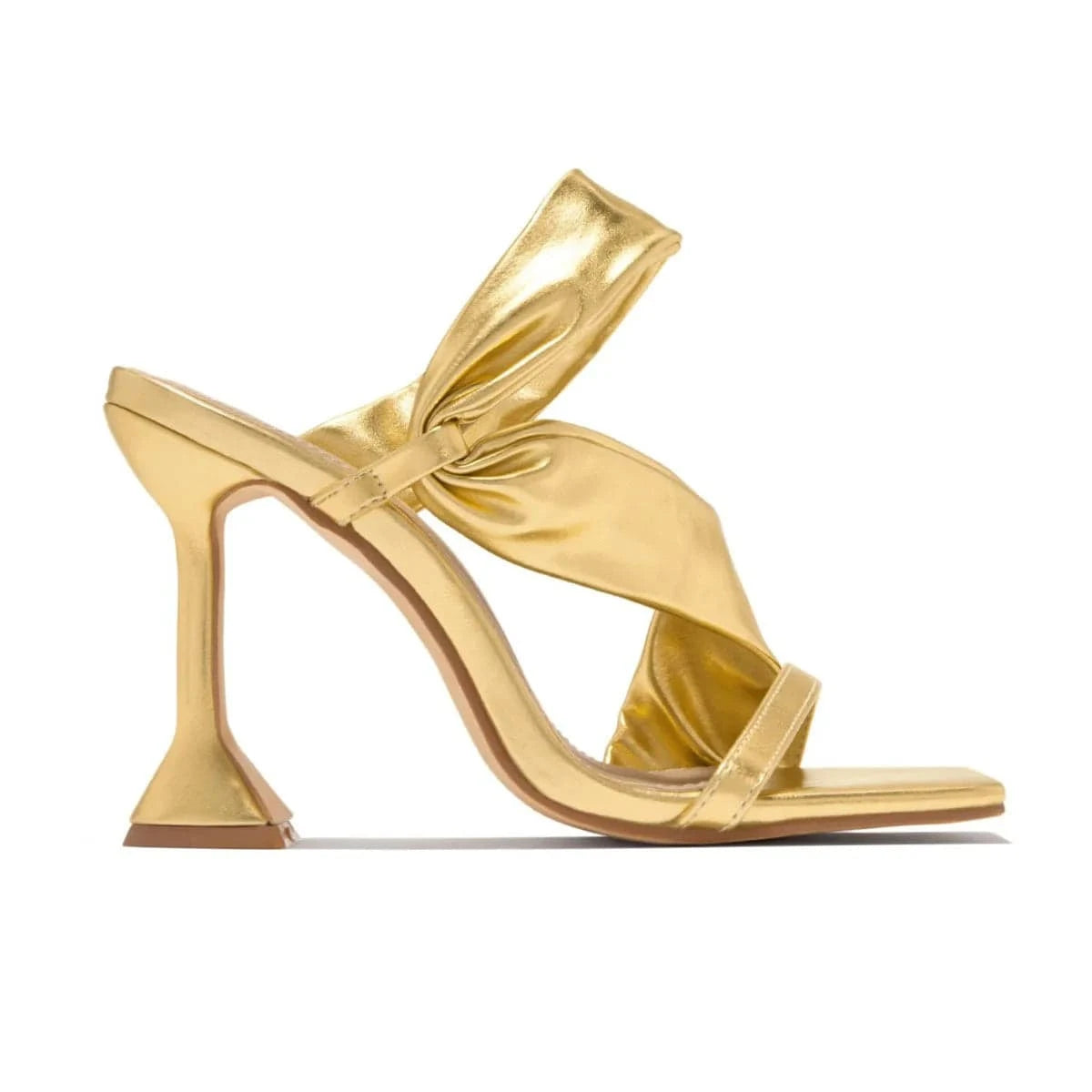 37 / Gold Summer Sexy Lady High Heel Shoes  PU Stiletto Heels Sandals Women's High Heel Shoes