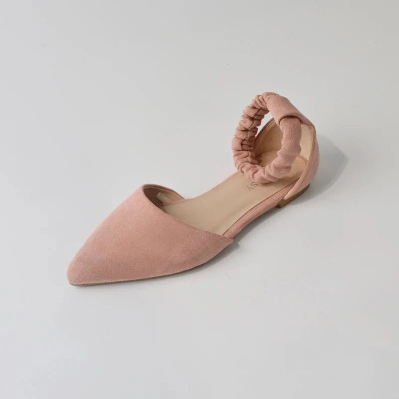 38 / Pink ambition Slip on Non-slip Cheap Women Flat Sandals New Solid Color PU Polybag OEM Service Women Summer Shoes Microfiber TPR