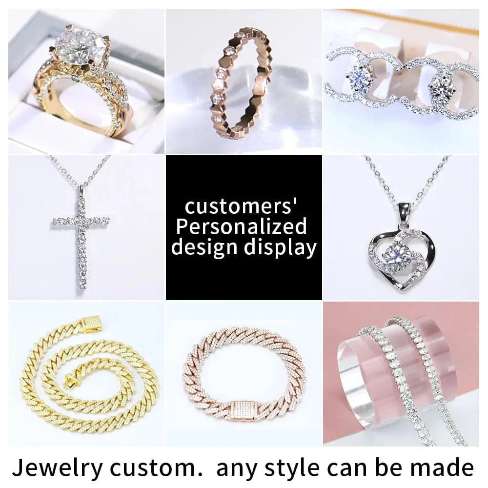 4.5 / 19>Custom Xingyue jewelry  Hola pear-shaped  18K Rose gold ring engagement wedding  moissanite ring for women