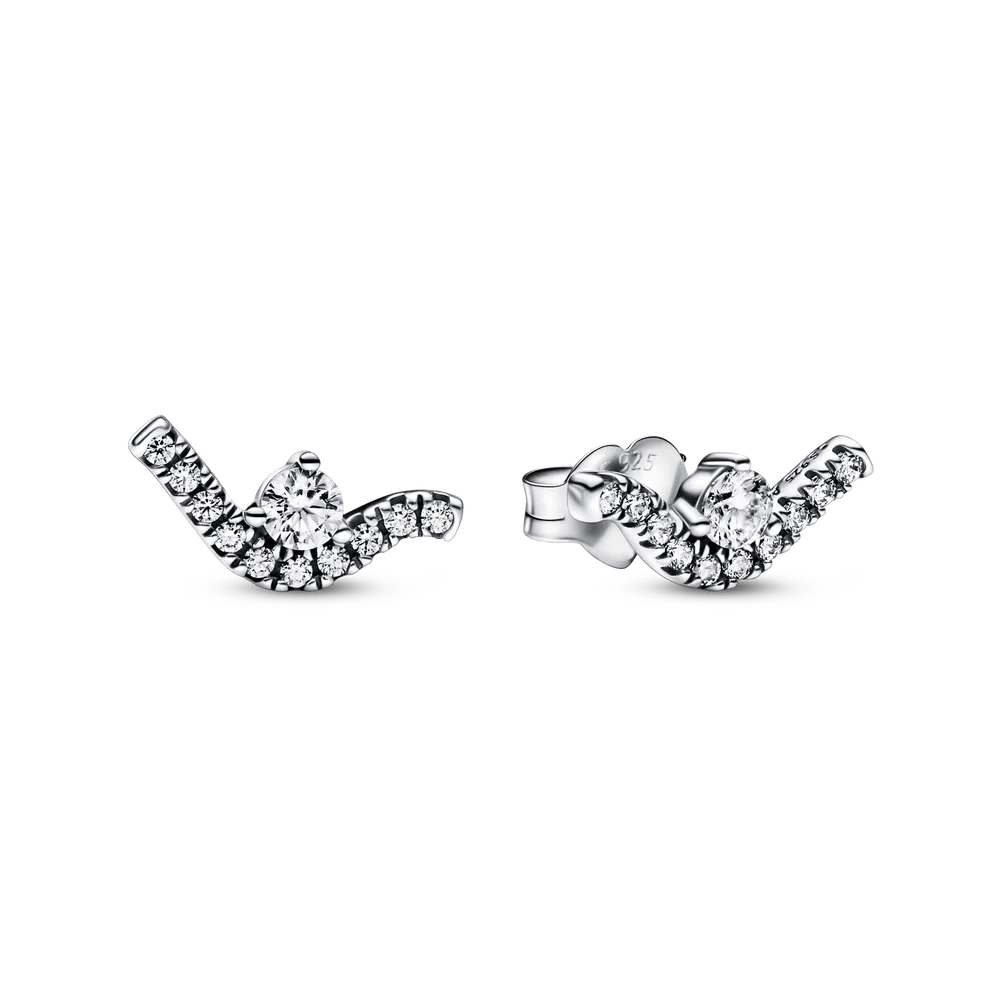 4 Wholesale high-quality sterling silver 925 earrings series trend charm suitable for jewelry making.