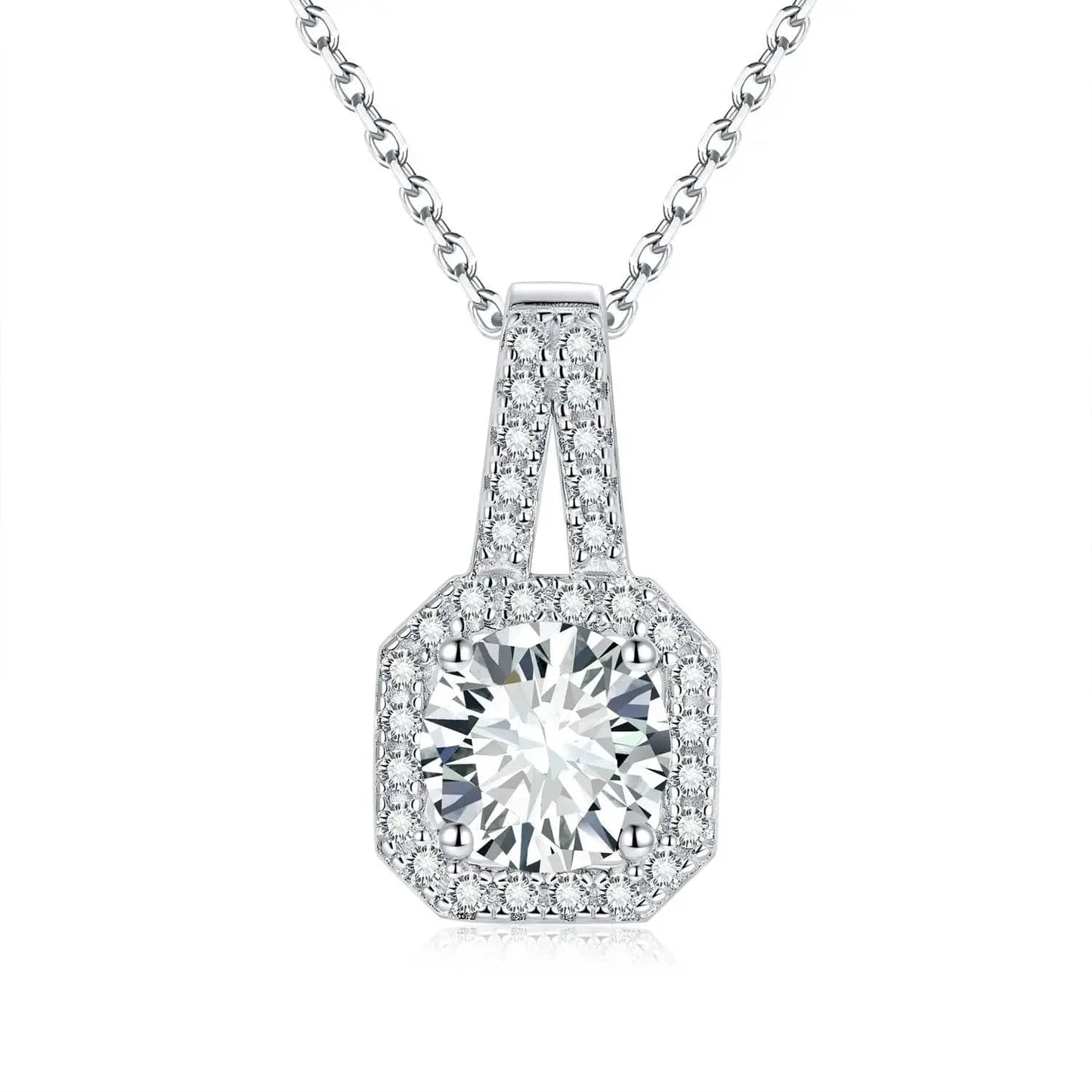 40+5cm / PM5035A starsgem 2024 fast shipping fine jewelry necklace 2024 S925 gemstone necklace sterling silver