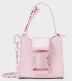 41 / A004 pink New design Metal Chain women's high heel Sandals chaussures femmes Open toe Dew heel soft leather shoes Square head for ladies