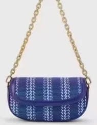 41 / A005 blue New design Metal Chain women's high heel Sandals chaussures femmes Open toe Dew heel soft leather shoes Square head for ladies