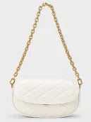 41 / A005 Milky whit New design Metal Chain women's high heel Sandals chaussures femmes Open toe Dew heel soft leather shoes Square head for ladies