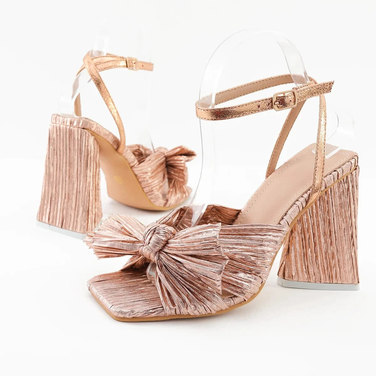 41 / Champagne` Women Shoes 2024 high Heel Sandals Bridal Sandals Casual Shoes