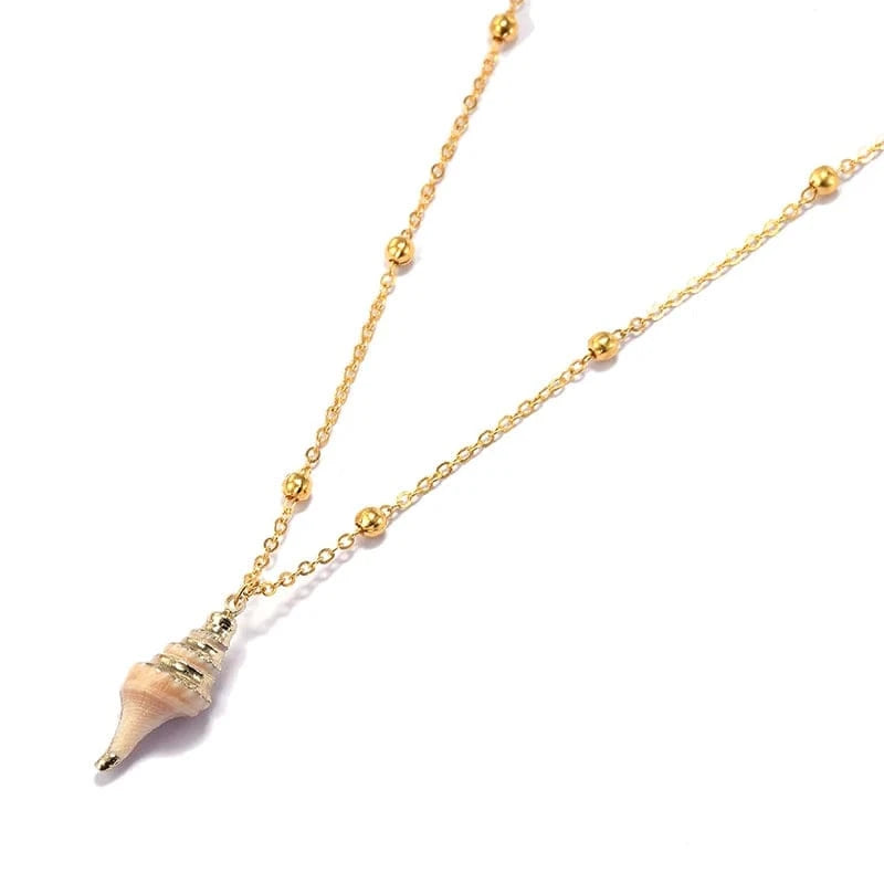 42+7cm / #3 HOVANCI Ocean Series Jewelry Real Natural SeaShell Necklace Pendant For Women 7 Abalone Shell Necklace