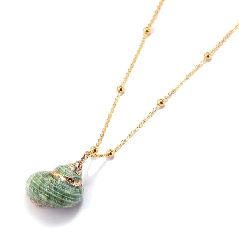 42+7cm / #6 HOVANCI Ocean Series Jewelry Real Natural SeaShell Necklace Pendant For Women 7 Abalone Shell Necklace
