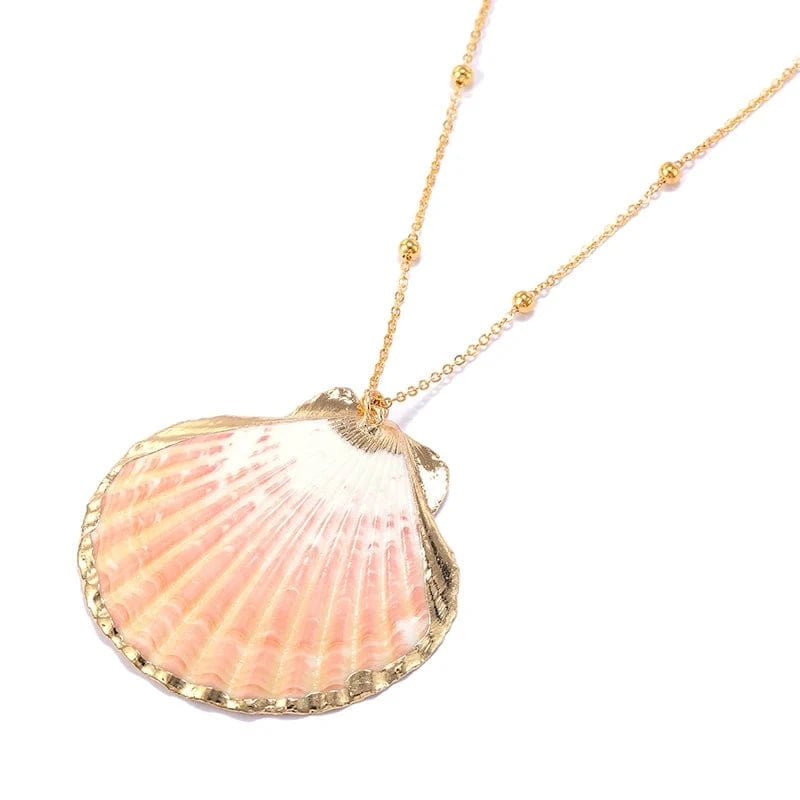 42+7cm / #8 HOVANCI Ocean Series Jewelry Real Natural SeaShell Necklace Pendant For Women 7 Abalone Shell Necklace