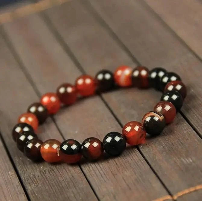 4mm / 19CM / Dream Agate 8mm Gorgeous Semi-Precious Gemstones Round Beads Energy Power Crystal Reiki Healing Elastic Stretch Bracelet for Women Men Gifts