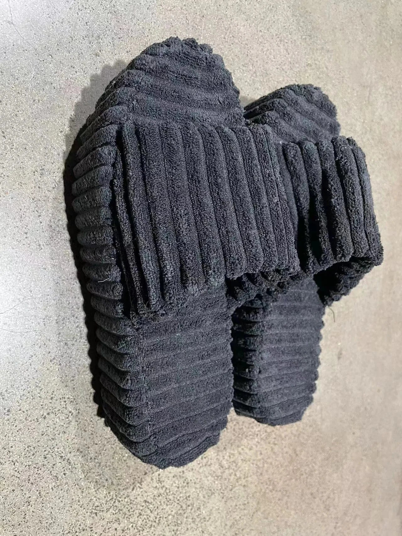 5 / Black BUSY GIRL KX4562 Women Sandals 2024 Trending Slippers For Women Pink Green Flat Sandals Platform Heels Ladies Towel Slippers