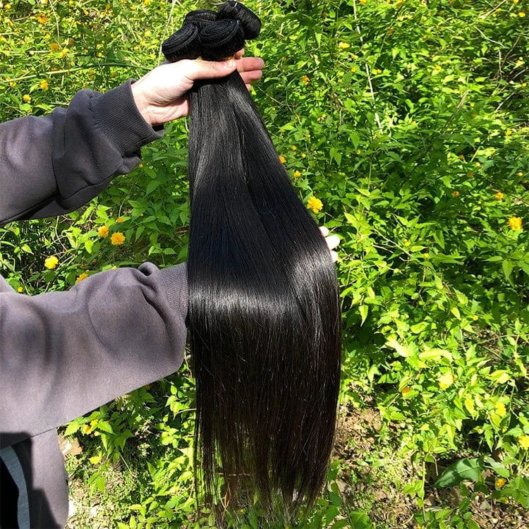 50% OFF! Shipping Today! Best Quality Unprocessed Raw Bone Straight Brazilian Virgin Human Hair Bundles