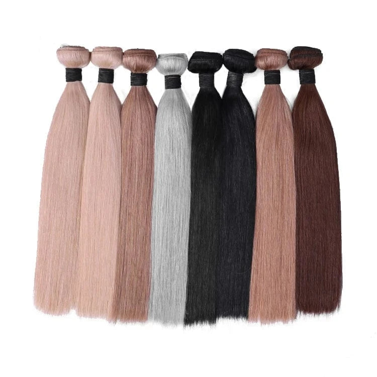 50% OFF! Shipping Today! Best Quality Unprocessed Raw Bone Straight Brazilian Virgin Human Hair Bundles