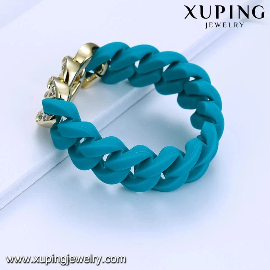 51888 Xuping Buy 1 Get 1Free Rubbzz Fashion new design Neutral ubiquitous cool personality bangle