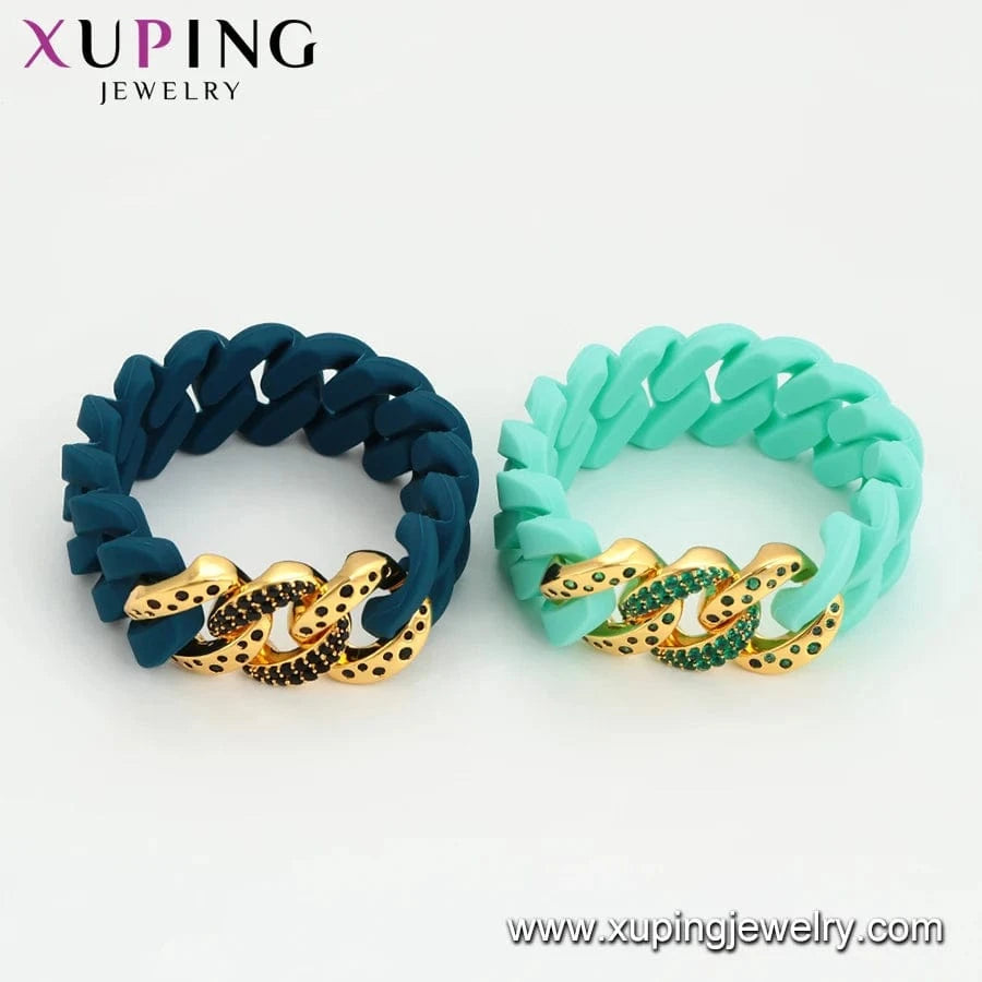 525 Xuping Buy 1 Get 1 Free Fashion new design Neutral ubiquitous cool personality bangle